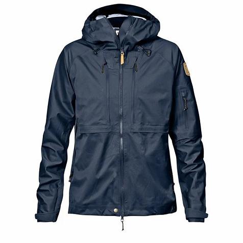 Fjallraven Women Keb Eco Shell Jacket Navy PH161184 Philippines